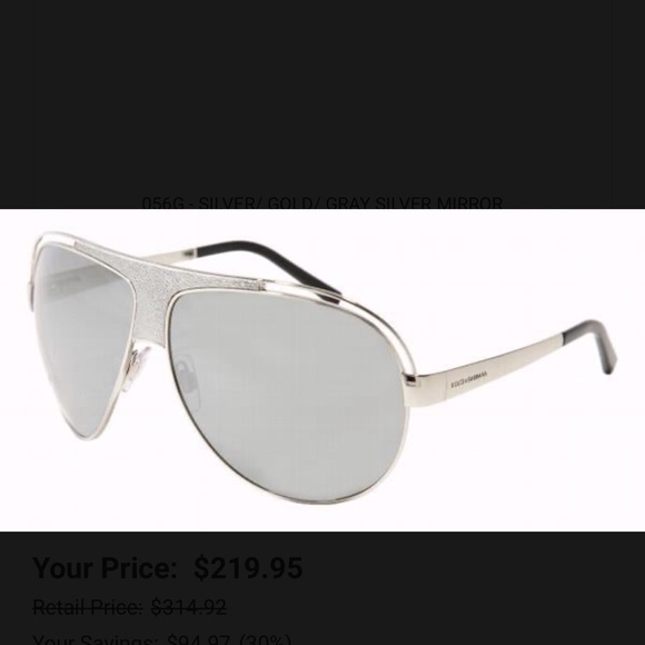 DOLCE GABBANA Unisex Sunglasses - Picture 4 of 7